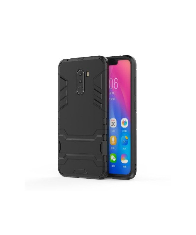 Coque Xiaomi Pocophone F1 Cool guard antichoc avec support intégré