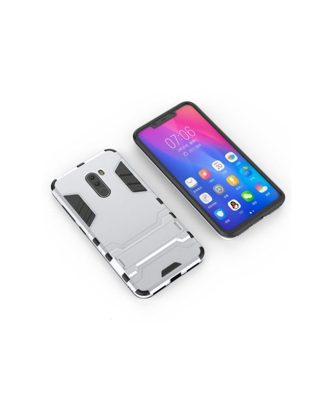 Coque Xiaomi Pocophone F1 Cool guard antichoc avec support intégré