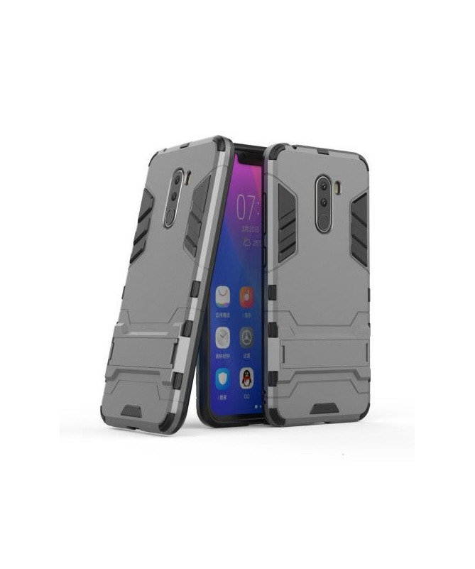 Coque Xiaomi Pocophone F1 Cool guard antichoc avec support intégré