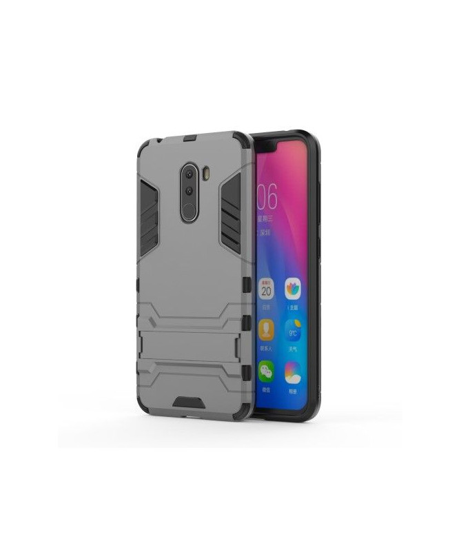 Coque Xiaomi Pocophone F1 Cool guard antichoc avec support intégré