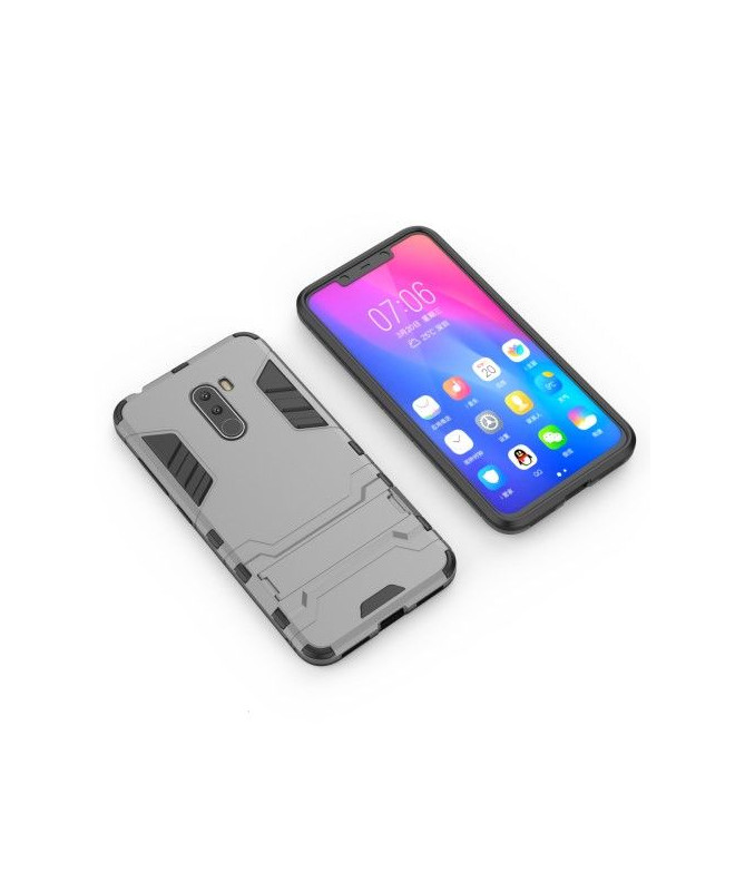 Coque Xiaomi Pocophone F1 Cool guard antichoc avec support intégré