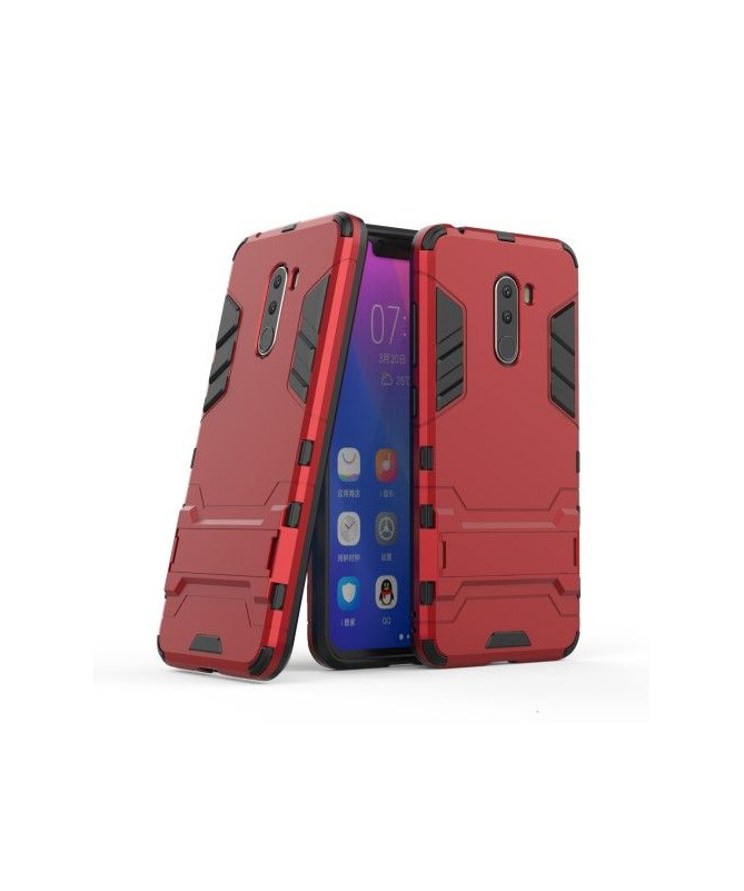 Coque Xiaomi Pocophone F1 Cool guard antichoc avec support intégré
