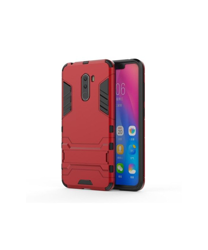 Coque Xiaomi Pocophone F1 Cool guard antichoc avec support intégré