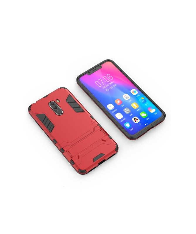 Coque Xiaomi Pocophone F1 Cool guard antichoc avec support intégré
