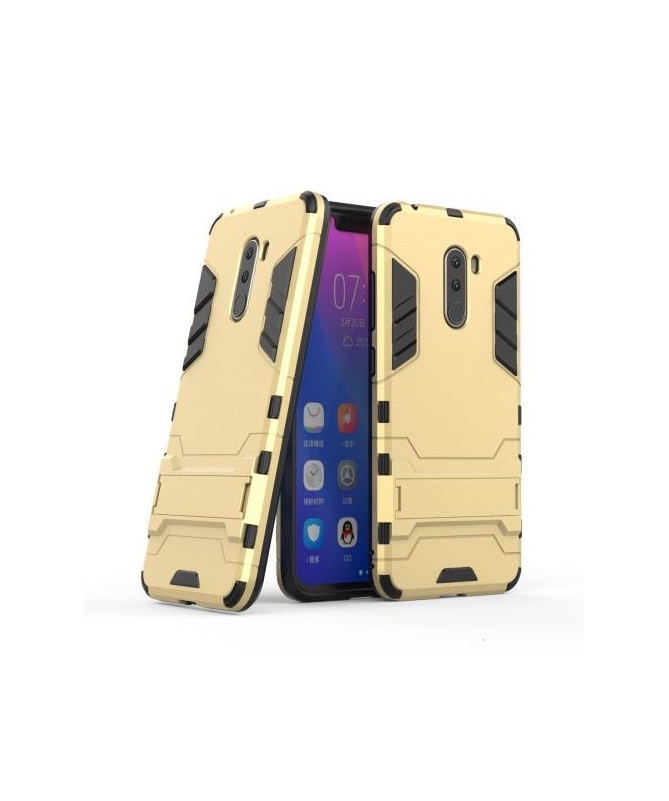 Coque Xiaomi Pocophone F1 Cool guard antichoc avec support intégré