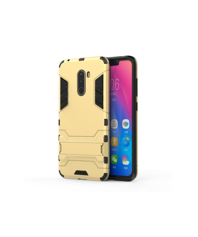 Coque Xiaomi Pocophone F1 Cool guard antichoc avec support intégré