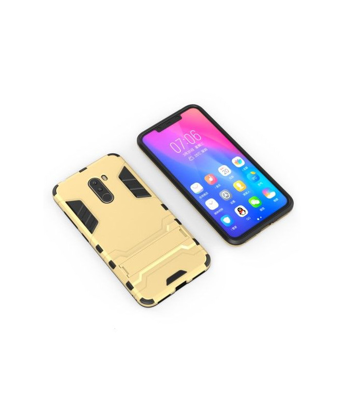 Coque Xiaomi Pocophone F1 Cool guard antichoc avec support intégré