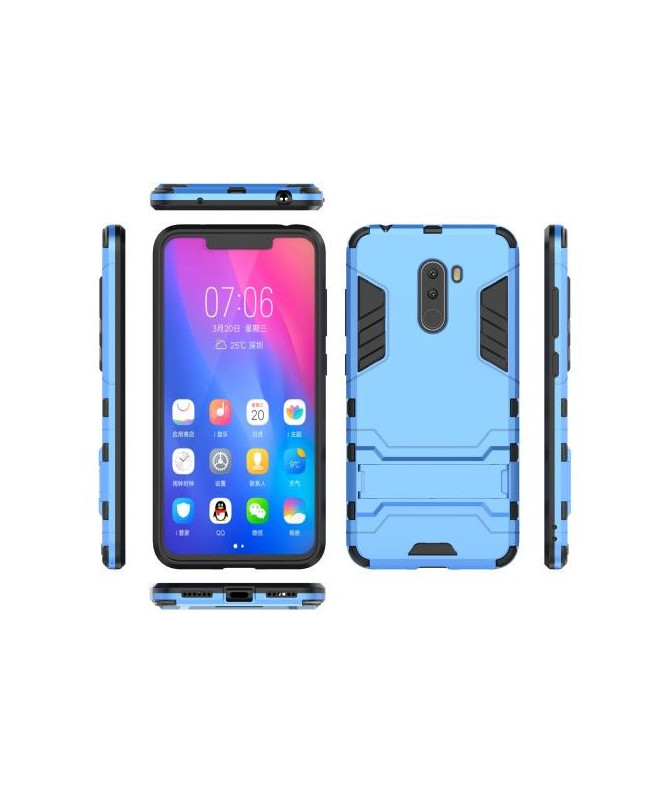 Coque Xiaomi Pocophone F1 Cool guard antichoc avec support intégré