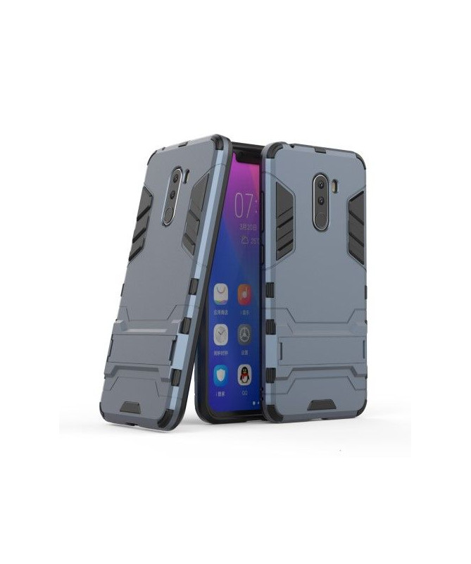 Coque Xiaomi Pocophone F1 Cool guard antichoc avec support intégré