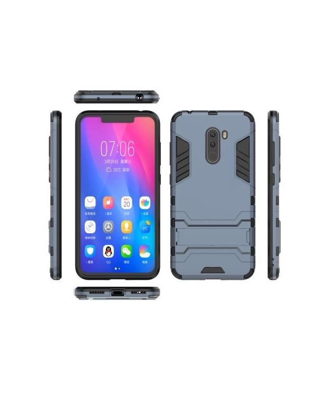 Coque Xiaomi Pocophone F1 Cool guard antichoc avec support intégré