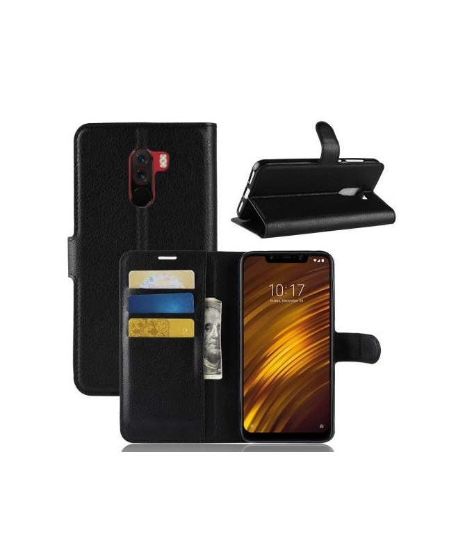 Housse Xiaomi Pocophone F1 Style cuir porte-cartes