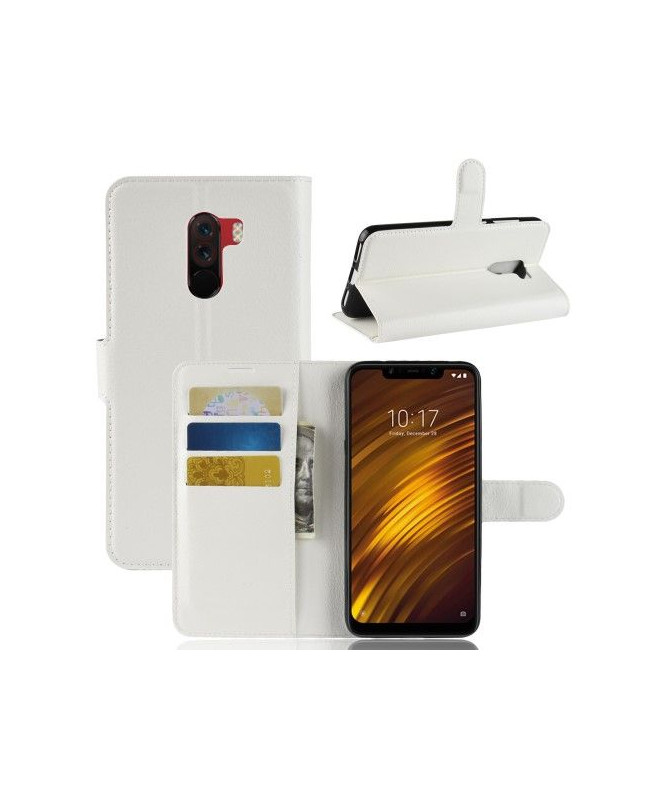 Housse Xiaomi Pocophone F1 Style cuir porte-cartes