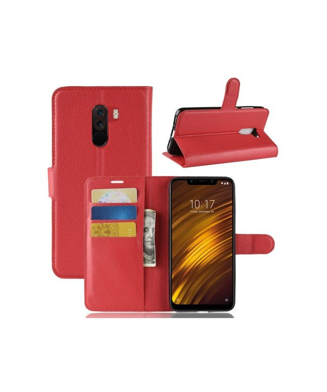 Housse Xiaomi Pocophone F1 Style cuir porte-cartes