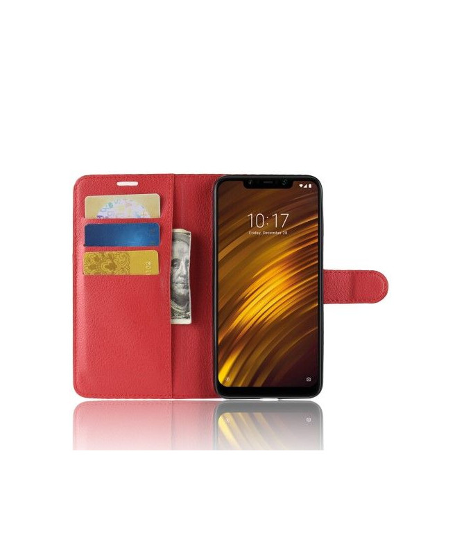 Housse Xiaomi Pocophone F1 Style cuir porte-cartes