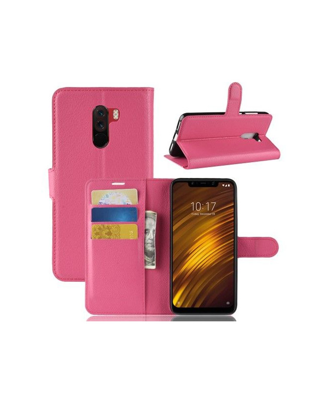 Housse Xiaomi Pocophone F1 Style cuir porte-cartes