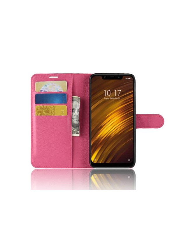 Housse Xiaomi Pocophone F1 Style cuir porte-cartes