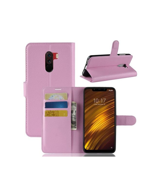 Housse Xiaomi Pocophone F1 Style cuir porte-cartes