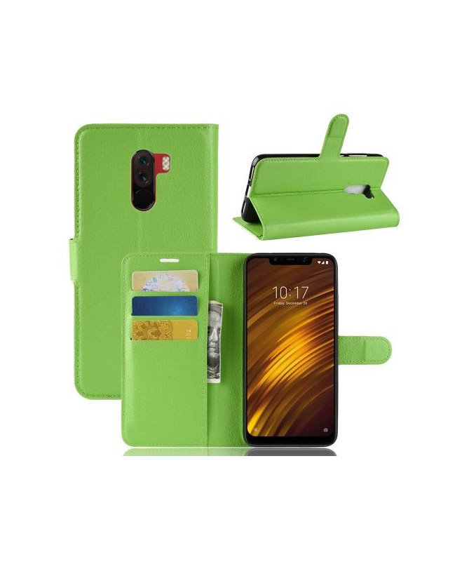 Housse Xiaomi Pocophone F1 Style cuir porte-cartes