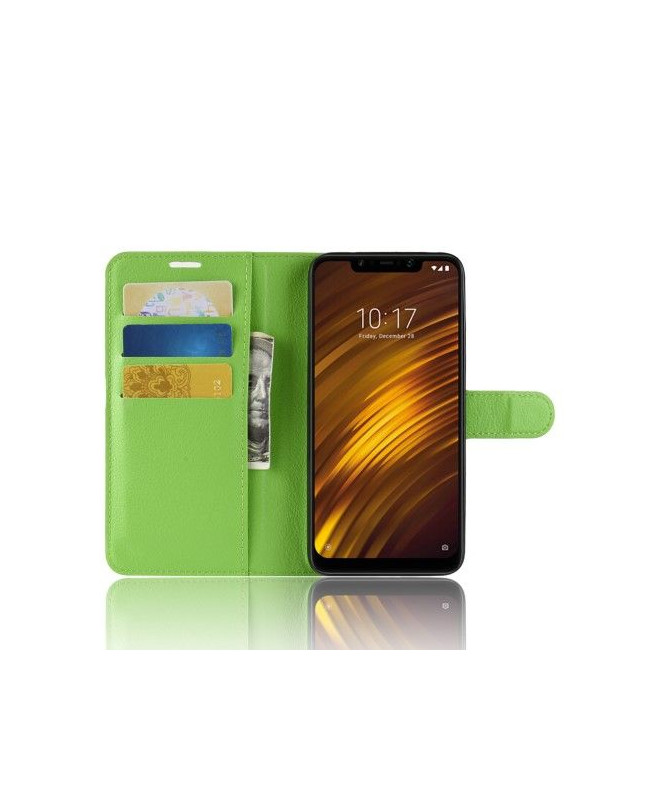 Housse Xiaomi Pocophone F1 Style cuir porte-cartes