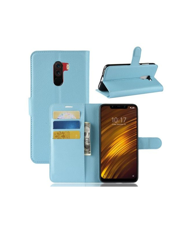 Housse Xiaomi Pocophone F1 Style cuir porte-cartes