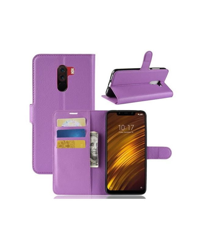 Housse Xiaomi Pocophone F1 Style cuir porte-cartes