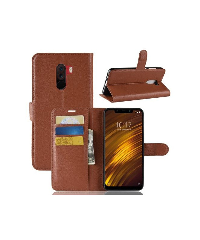 Housse Xiaomi Pocophone F1 Style cuir porte-cartes