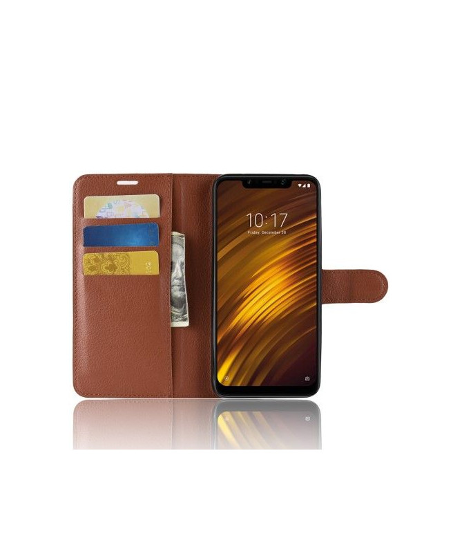 Housse Xiaomi Pocophone F1 Style cuir porte-cartes