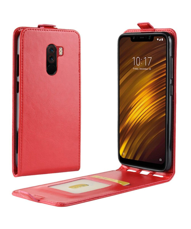 Xiaomi Pocophone F1 - Étui simili cuir avec rabat verticale