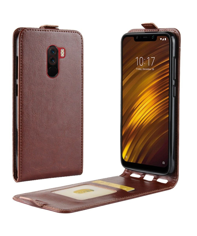 Xiaomi Pocophone F1 - Étui simili cuir avec rabat verticale