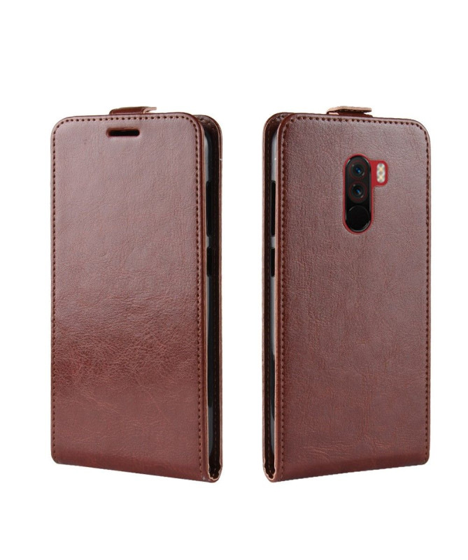 Xiaomi Pocophone F1 - Étui simili cuir avec rabat verticale