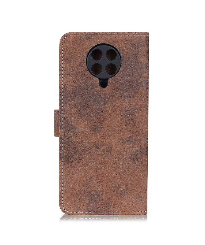 Étui Xiaomi Poco F2 Pro Cyrius simili cuir vintage