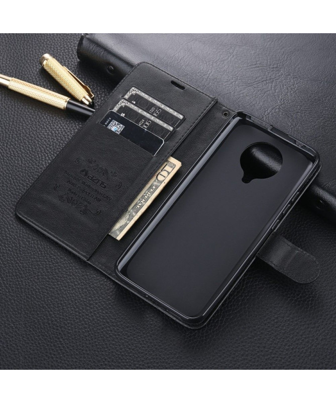 Housse Xiaomi Poco F2 Pro AZNS Retro Effet Cuir