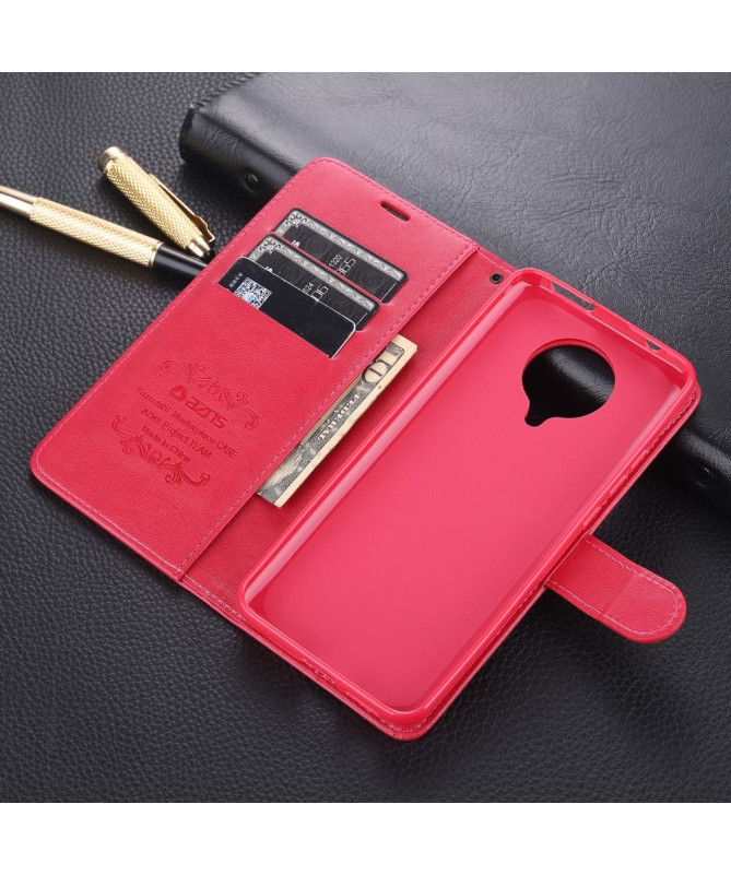 Housse Xiaomi Poco F2 Pro AZNS Retro Effet Cuir