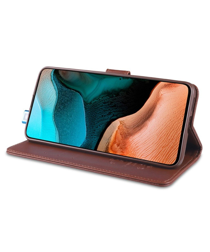 Housse Xiaomi Poco F2 Pro AZNS Retro Effet Cuir