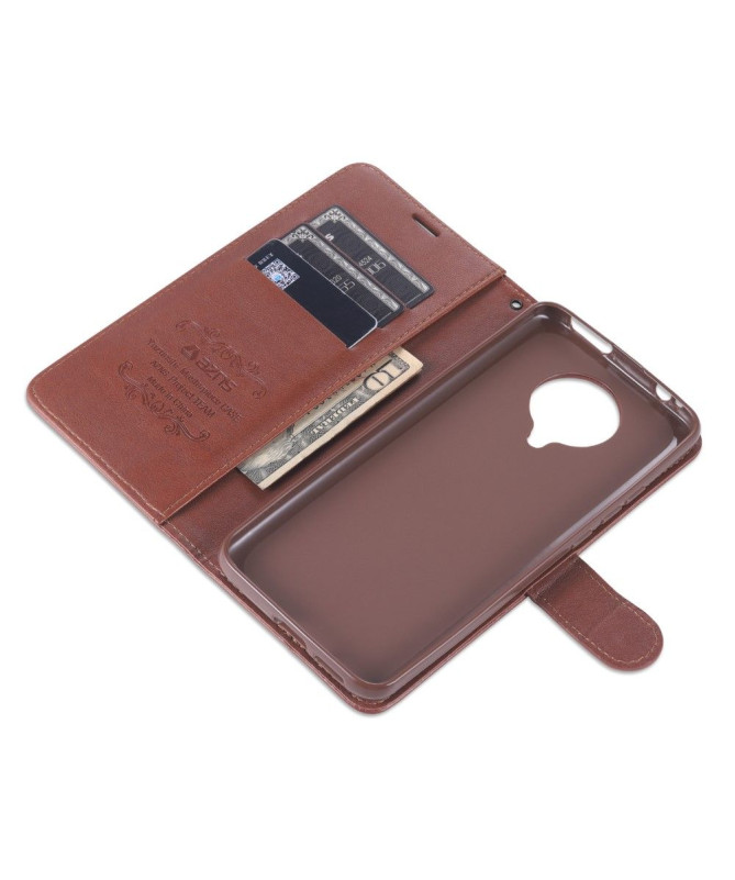 Housse Xiaomi Poco F2 Pro AZNS Retro Effet Cuir