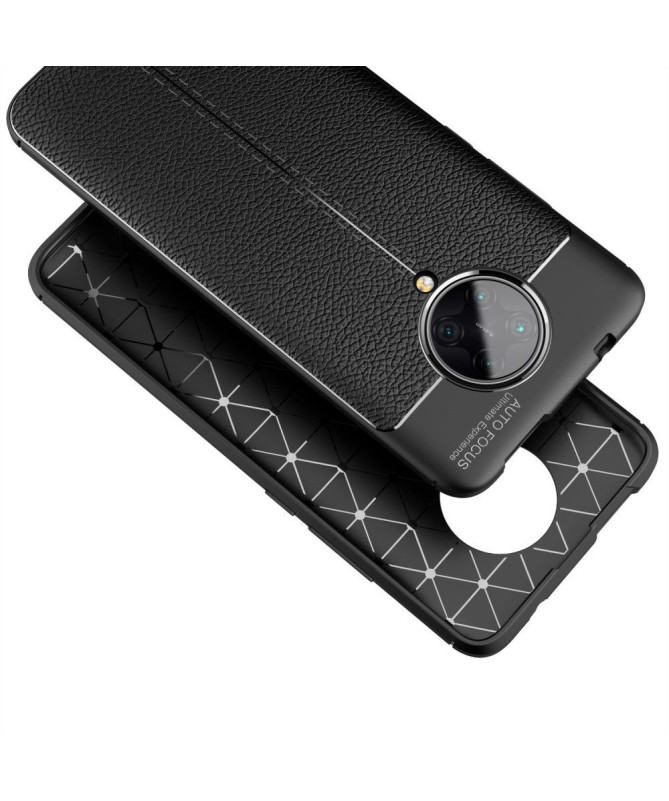 Coque Xiaomi Poco F2 Pro Gel Finition Simili Cuir