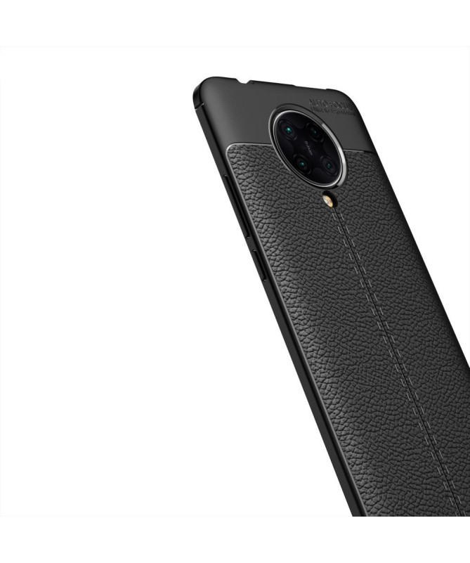 Coque Xiaomi Poco F2 Pro Gel Finition Simili Cuir