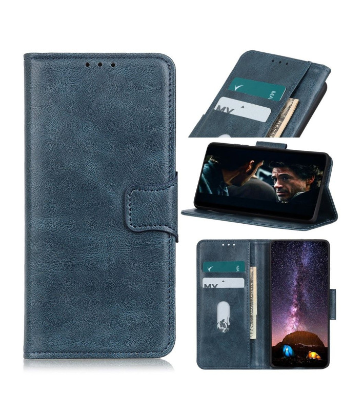 Étui Folio Xiaomi Poco F2 Pro Simili Cuir avec Fonction Support