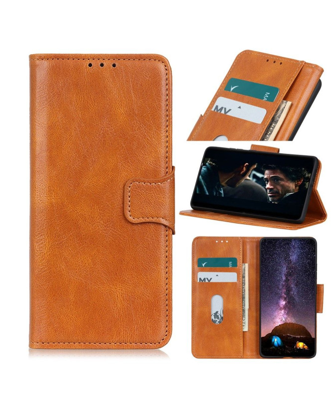 Étui Folio Xiaomi Poco F2 Pro Simili Cuir avec Fonction Support