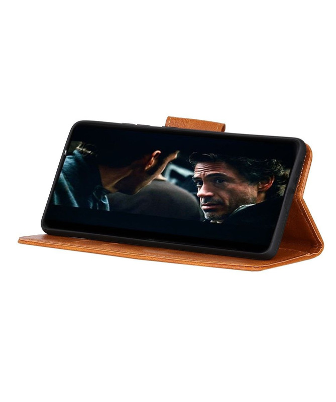 Étui Folio Xiaomi Poco F2 Pro Simili Cuir avec Fonction Support