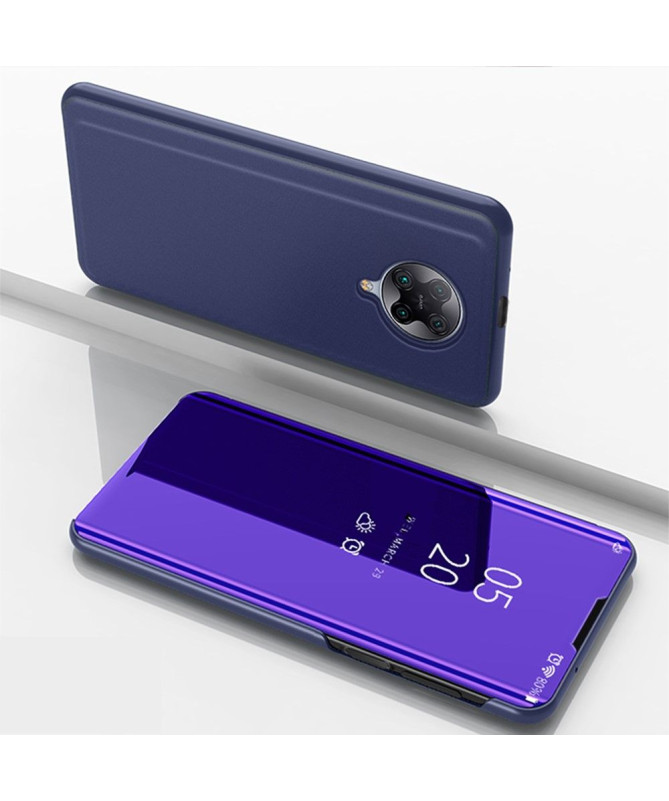 Coque Xiaomi Poco F2 Pro avec rabat effet miroir