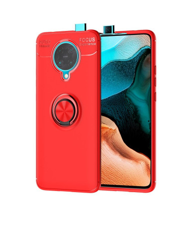 Coque Xiaomi Poco F2 Pro avec support rotatif - Rouge