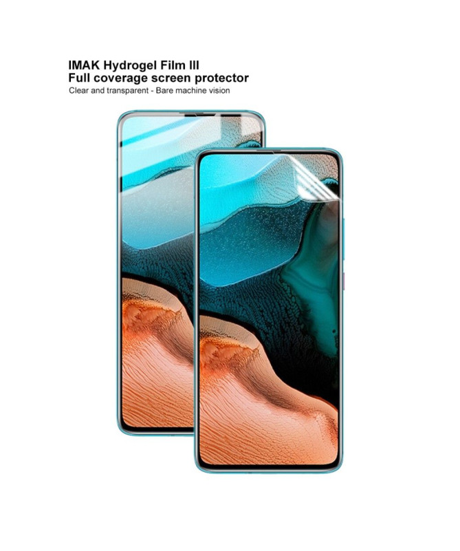 2 films protecteur d'écran Xiaomi Poco F2 Pro en hydrogel