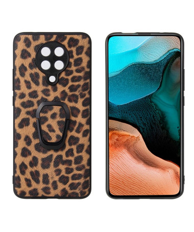 Coque Xiaomi Poco F2 Pro motif léopard avec support