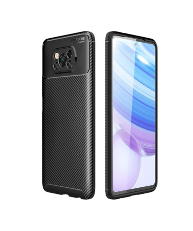 Coque Xiaomi Poco X3 / X3 Pro / X3 NFC effet fibre de carbone