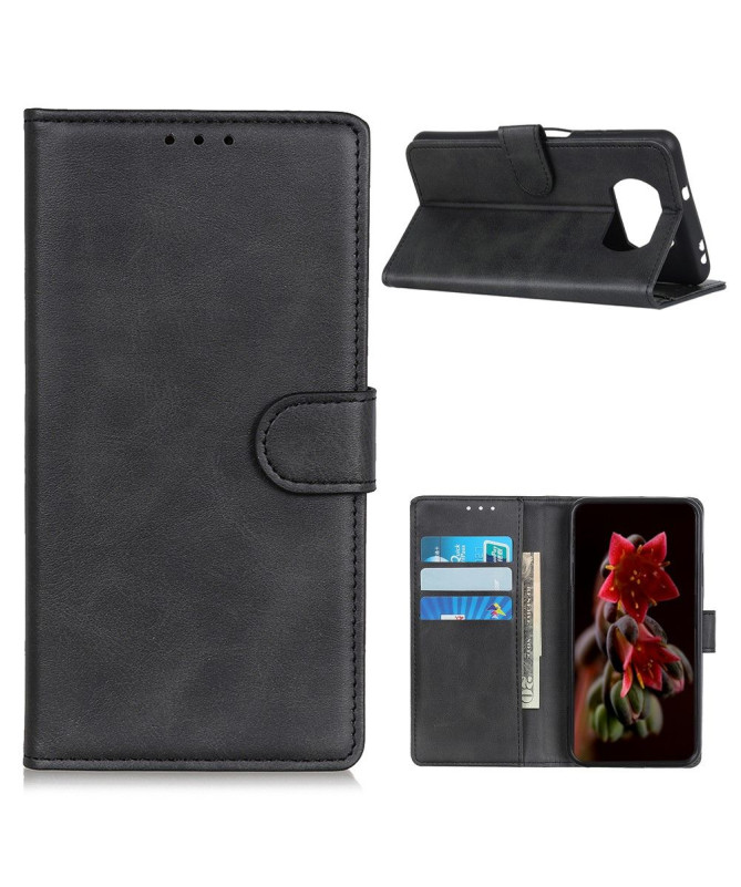 Housse Xiaomi Poco X3 / X3 Pro / X3 NFC Marius effet cuir mat