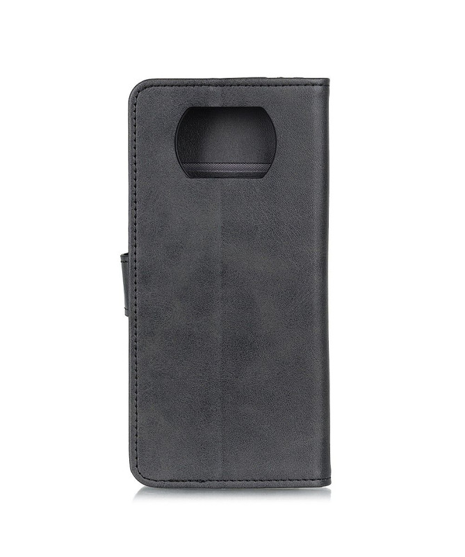 Housse Xiaomi Poco X3 / X3 Pro / X3 NFC Marius effet cuir mat