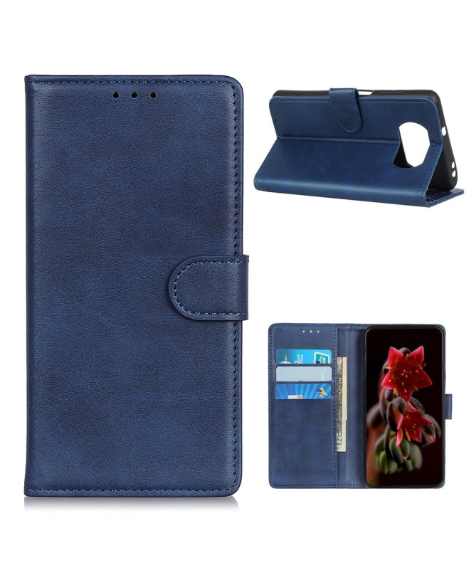 Housse Xiaomi Poco X3 / X3 Pro / X3 NFC Marius effet cuir mat