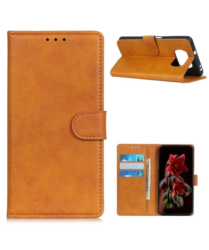 Housse Xiaomi Poco X3 / X3 Pro / X3 NFC Marius effet cuir mat