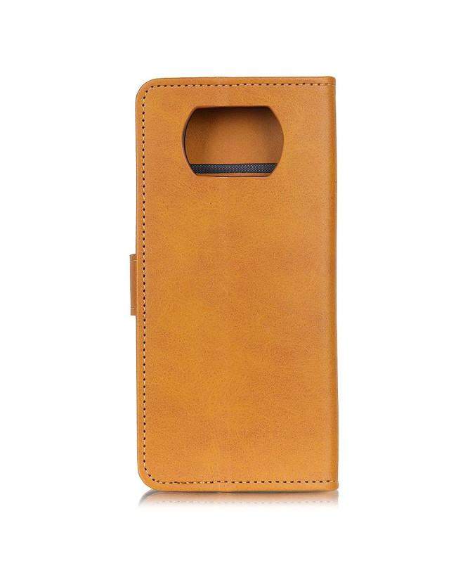 Housse Xiaomi Poco X3 / X3 Pro / X3 NFC Marius effet cuir mat